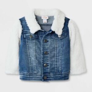 Sherpa Denim Jacket 0-3 Months